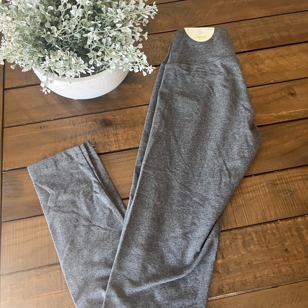 aerie Gray High-Waist Leggings